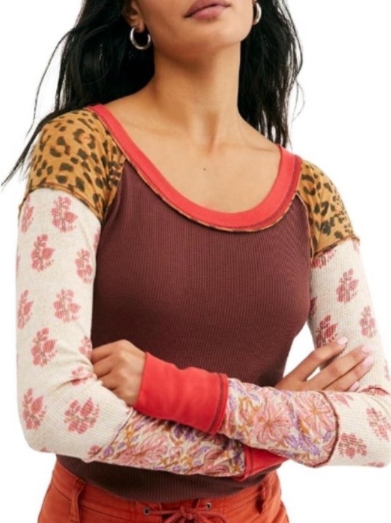 Free People Tops - Free People Bright Side Thermal Top Size S